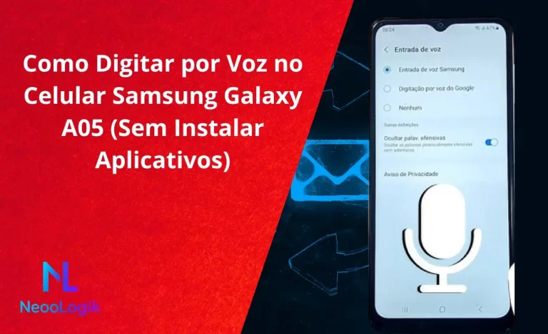 Como Digitar por Voz no Celular Samsung Galaxy A05 (Sem Instalar Aplicativos)