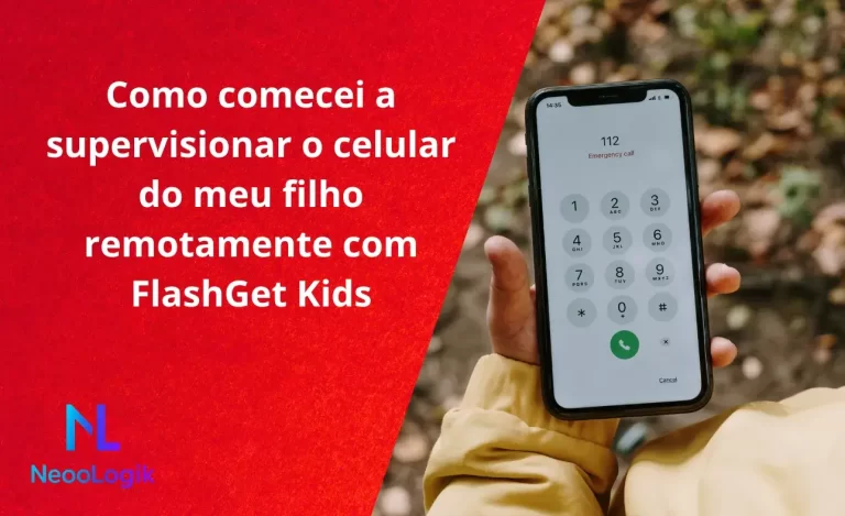 Como comecei a supervisionar o celular do meu filho remotamente com FlashGet Kids