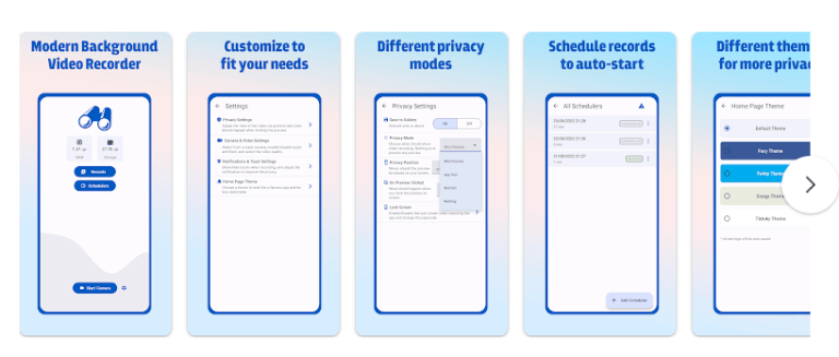 Grabar videos con la pantalla apagada