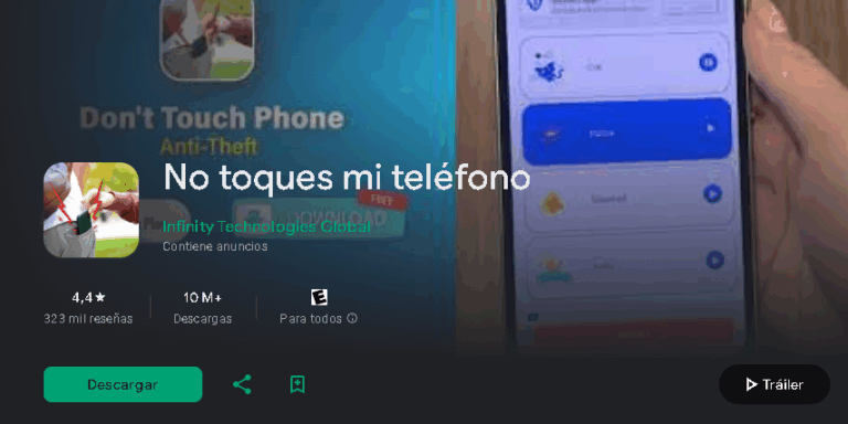No toques mi teléfono